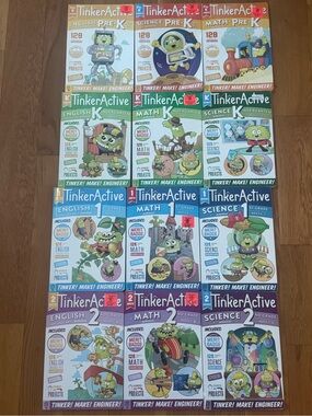 Kids Learning Workbooks - Multicolor Pre-K to Grade 2 Set
